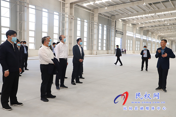商丘市重大項目建設(shè)觀摩點評活動觀摩組到民觀摩