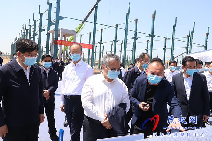 商丘市重大項目建設(shè)觀摩點評活動觀摩組到民觀摩