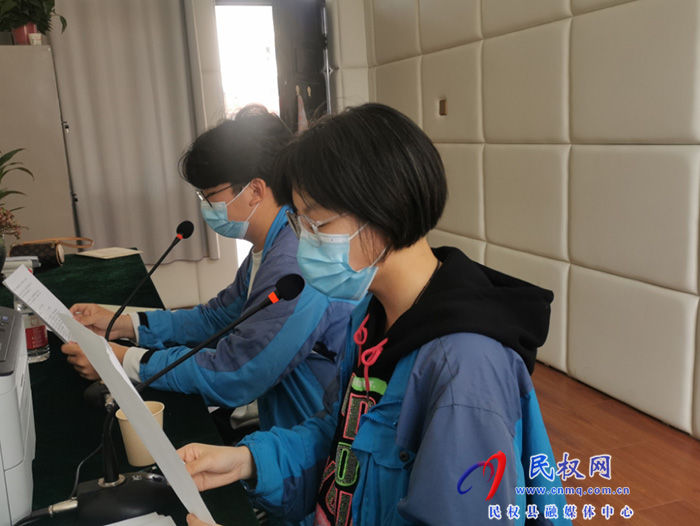 民權縣第一初級中學開展反詐宣傳活動