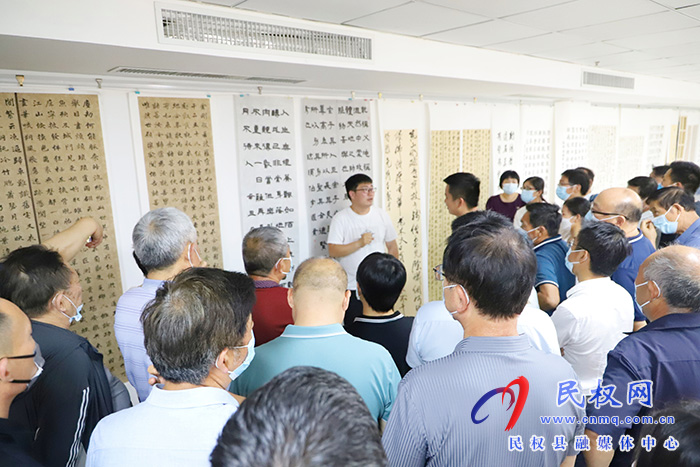 民權(quán)縣第三屆臨帖書法作品點(diǎn)評現(xiàn)場會(huì)舉行