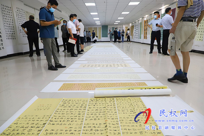 民權(quán)縣第三屆臨帖書法作品點(diǎn)評現(xiàn)場會(huì)舉行
