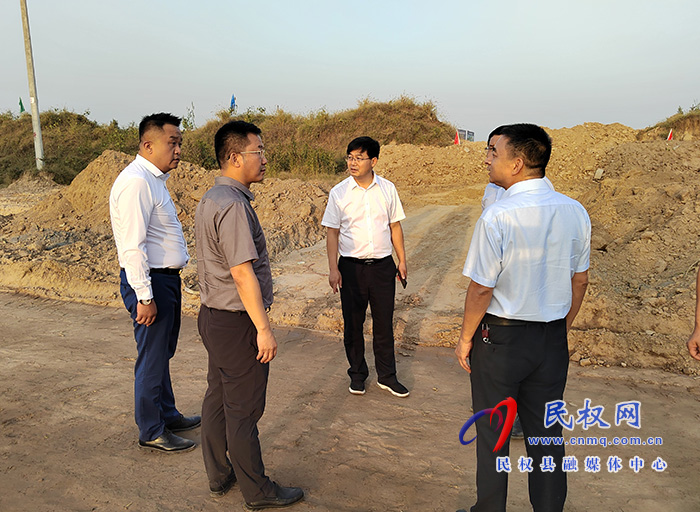 縣委書記張團結到金藝科技產業(yè)園查看項目進展情況