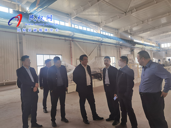 縣領導李君調研督導金藝科技產業(yè)園項目建設情況