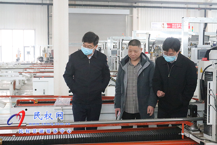 市人大常委會副主任、縣委書記張團(tuán)結(jié)調(diào)研復(fù)工復(fù)產(chǎn)、安全生產(chǎn)工作