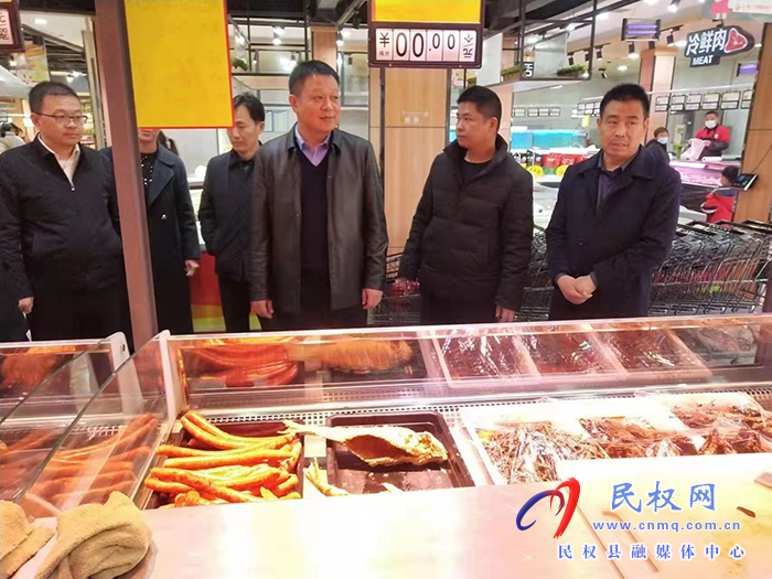 副縣長、縣公安局局長賈濤到北關(guān)鎮(zhèn)督導(dǎo)檢查食品安全“兩個責任”落實情況