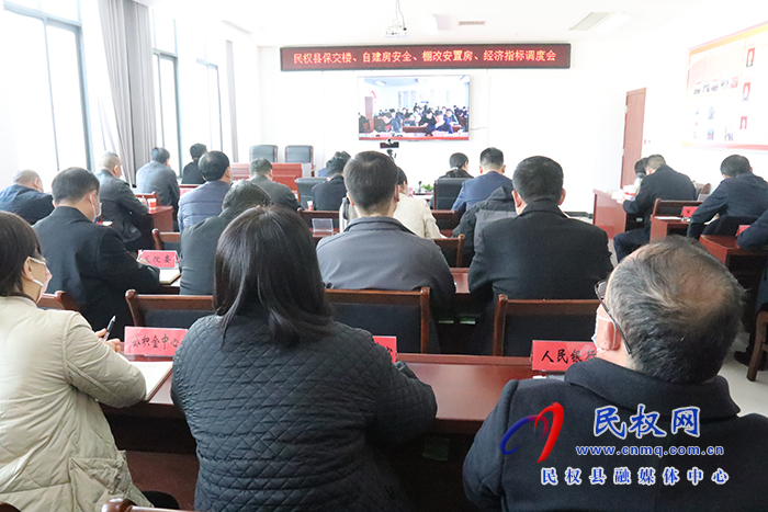民權(quán)縣保交樓、自建房安全、棚改安置房及經(jīng)濟指標調(diào)度會議召開