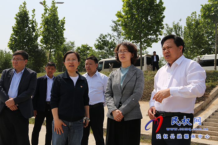 市委副書記、政法委書記呂娜到民開展巡河（湖）并調(diào)研農(nóng)村文化產(chǎn)業(yè)發(fā)展工作