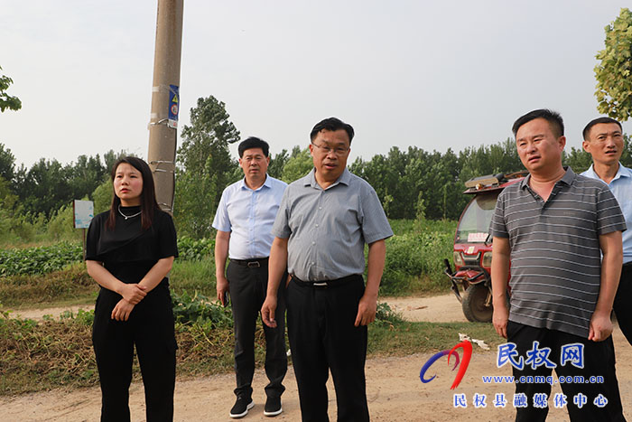 縣委常委、宣傳部長、副縣長畢道喜督導(dǎo)檢查防溺水工作