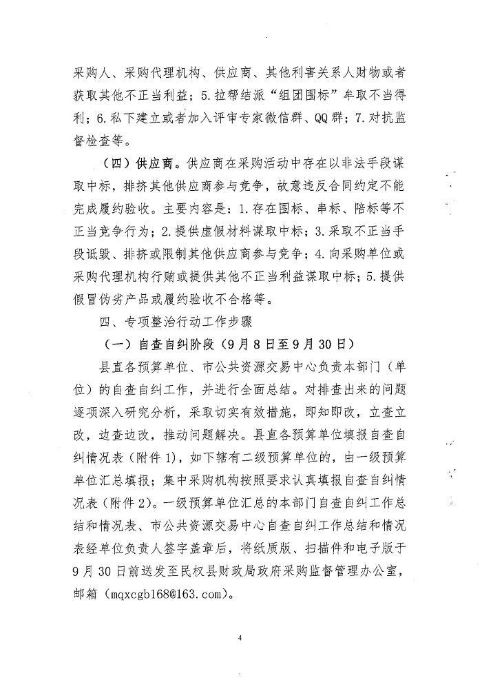 關(guān)于開展政府采購(gòu)領(lǐng)域營(yíng)商環(huán)境專項(xiàng)整治行動(dòng)的通知