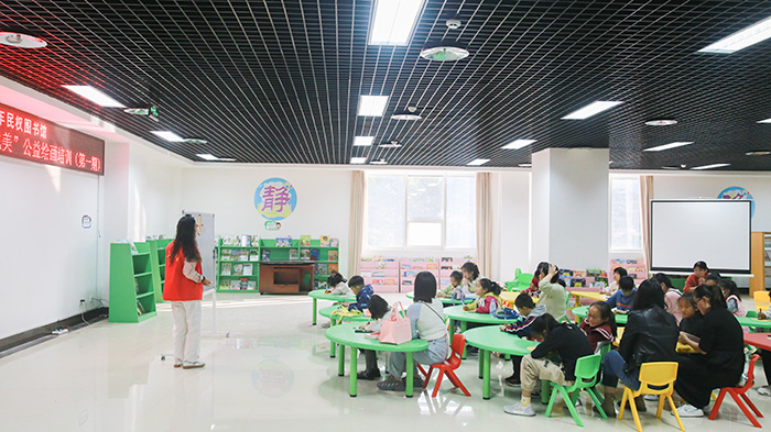 民權縣圖書館舉辦“畫從書中來——閱繪悅美”公益繪畫培訓