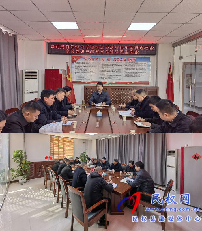 審計局召開學習貫徹習近平新時代中國特色社會主義思想主題教育專題組織生活會