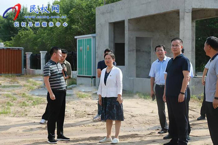 縣委書記王靜嫻調(diào)研重點項目建設(shè)工作