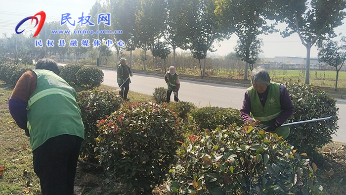 縣園林綠化中心集中開展環(huán)境衛(wèi)生專項整治活動