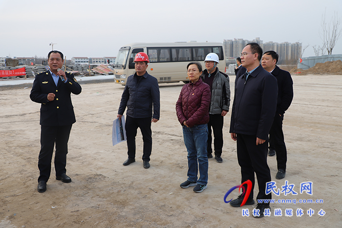 縣委書記王靜嫻調研市政項目建設工作