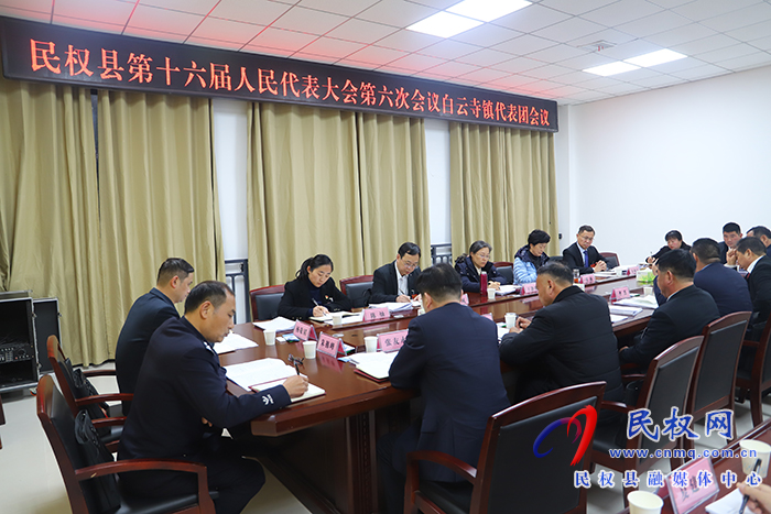 縣委書記王靜嫻參加南華街道代表團和白云寺鎮(zhèn)代表團審議