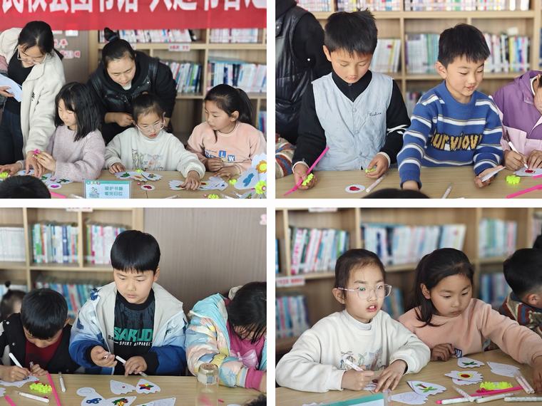 民權縣圖書館開展“共赴書香之約·風車寄情念清明” 閱讀活動