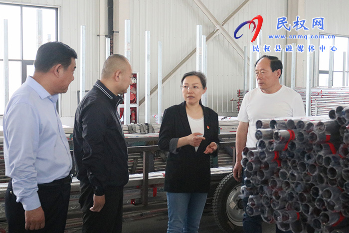 縣委書記王靜嫻調(diào)研企業(yè)運行和安全生產(chǎn)工作