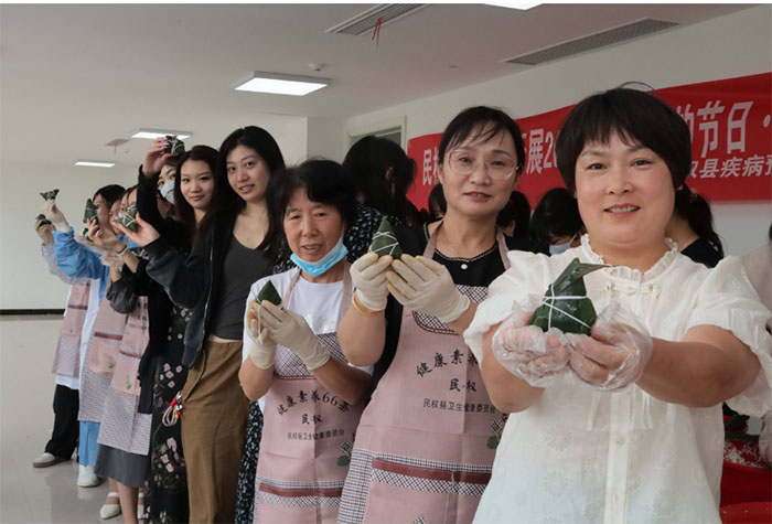 民權(quán)縣衛(wèi)健委“粽”是健康進萬家