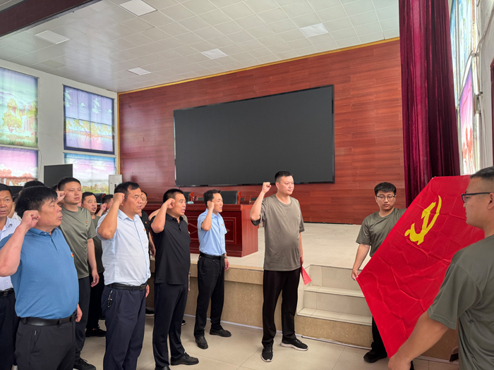 北關(guān)鎮(zhèn)鎮(zhèn)直機關(guān)黨支部開展6月份主題黨日“1+N”活動